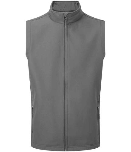 Premier Windchecker? Recycled Printable Soft Shell Gilet - DGY - M